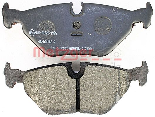 METZGER 1170371 Bremsbelagsatz, Scheibenbremse
